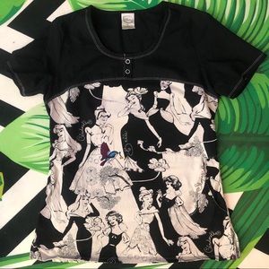 Xs Disney princess scrub top